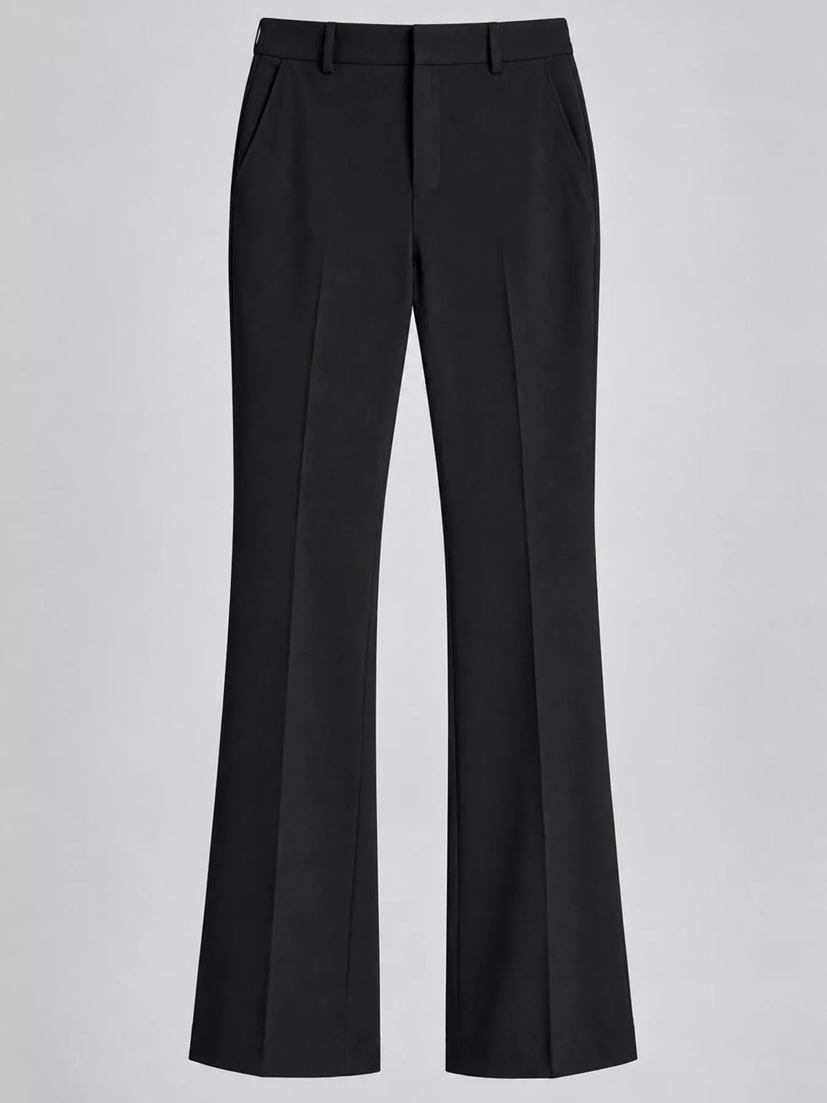 High-Waisted Straight-Leg Pants