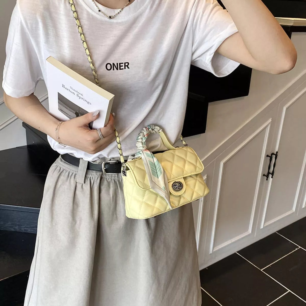 Quilted Flap Crossbody Bag
