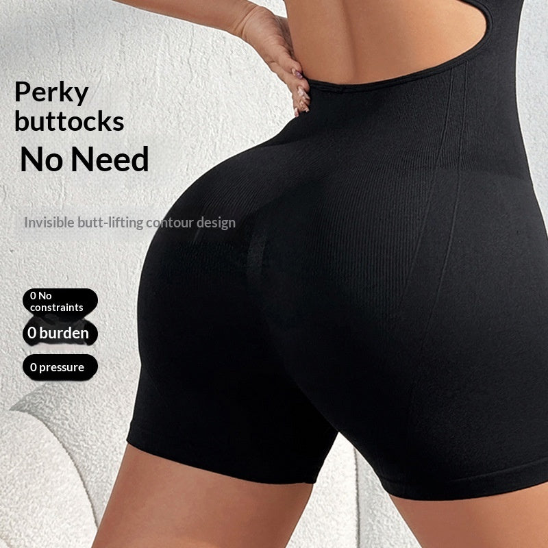 New-style Yoga Wear Summer Back-hollowed One-piece Bodysuit