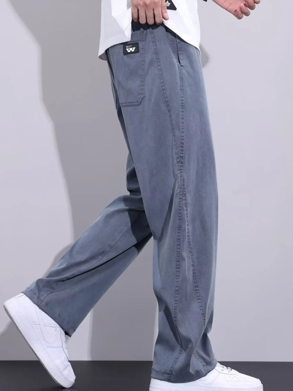 Men's Plus Size Relaxed Fit Drawstring Pants