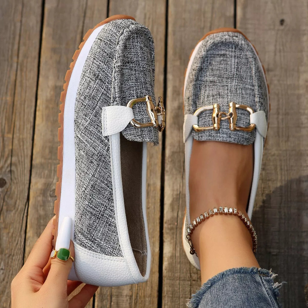 Round Toe Slip-Ons