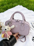 Top Handle Barrel Handbag
