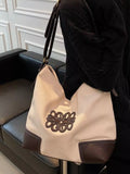 Embroidered Canvas Tote Bag