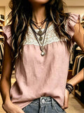 Full Size Lace Trim Ruffle Sleeve Blouse Plus Size