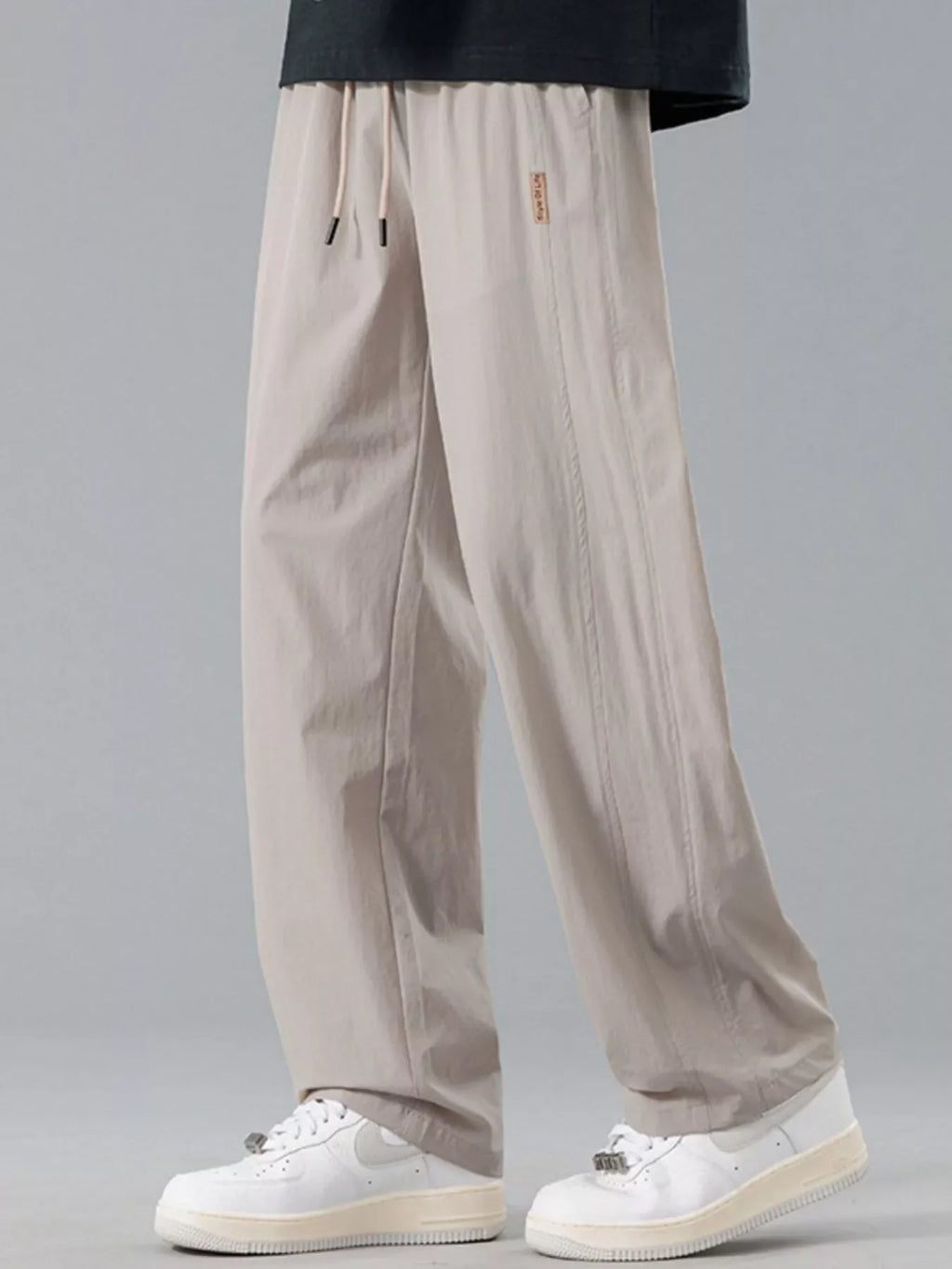 Men's Plus Size Loose Fit Drawstring Casual Pants