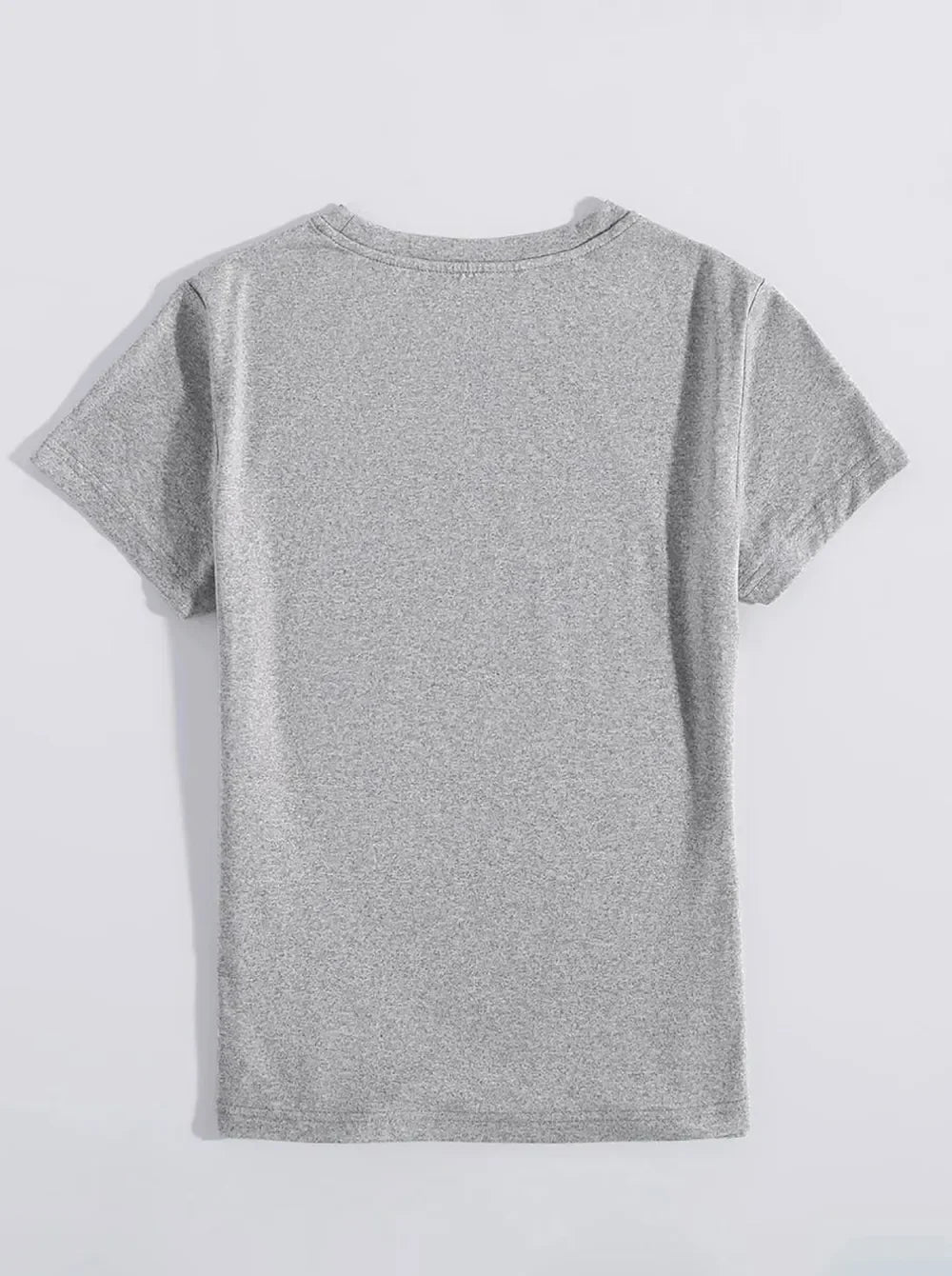Rabbit Round Neck Short Sleeve T-Shirt