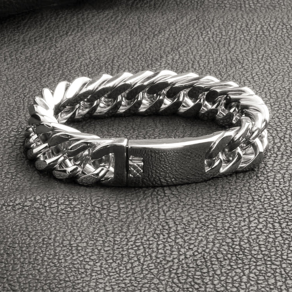 Fashionable Necklace Steel-colored Double Weave