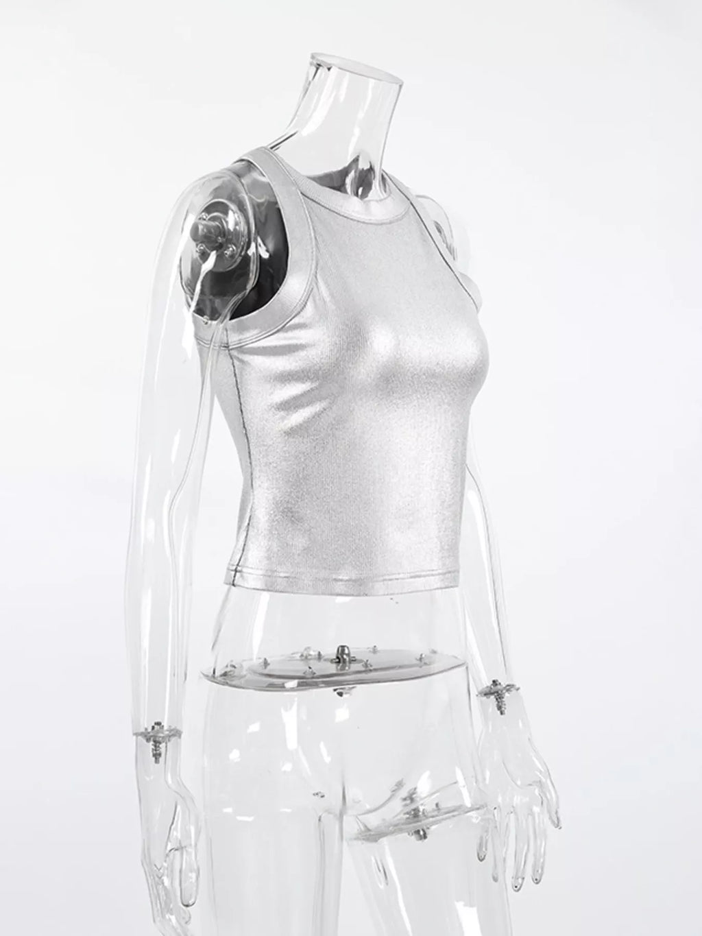 Ribbed Racerback Tank Top