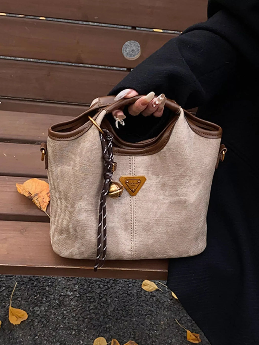 Vintage Leather Crossbody Bag