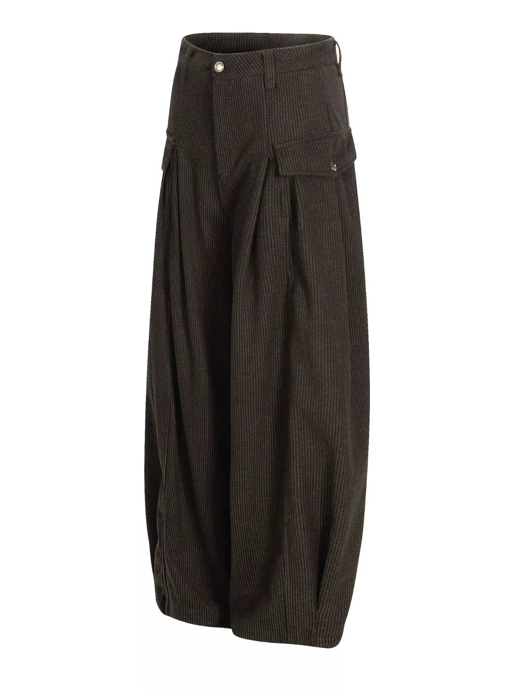 Men's Wide Leg Pleated Pants