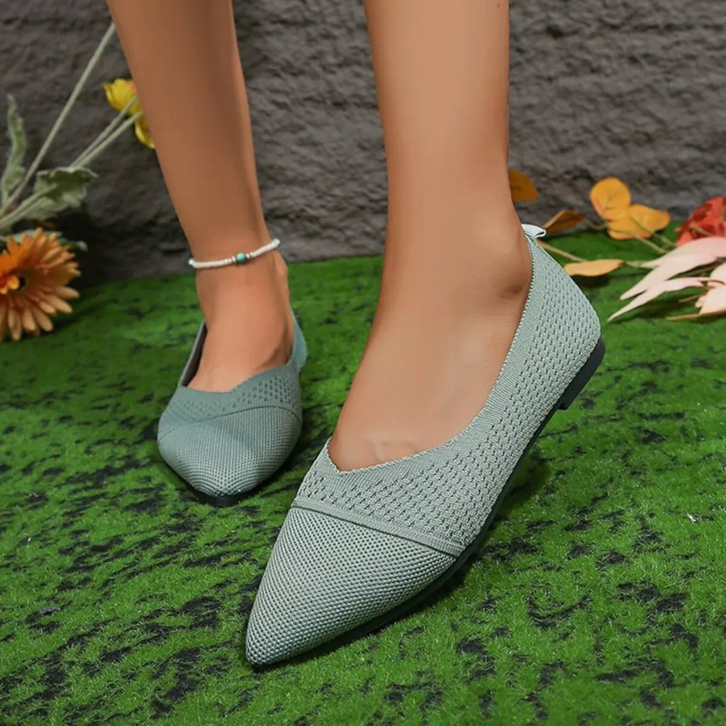 Point Toe Flats Slip-Ons