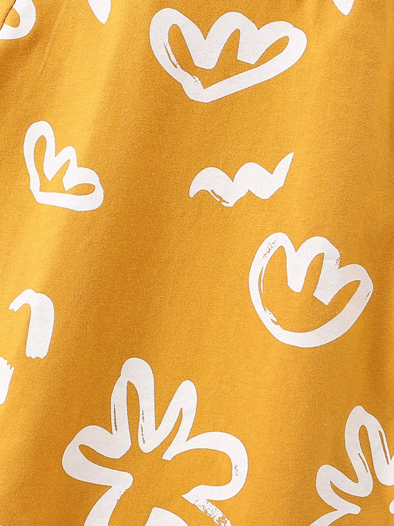 Children's Round Neck Top and Shorts Set