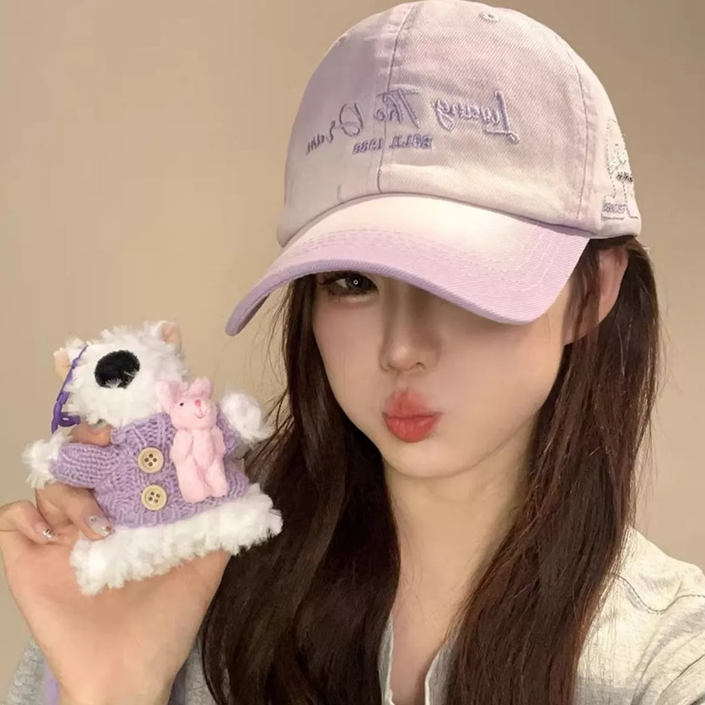Embroidered Gradient Baseball Cap