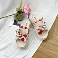 Bow Open Toe Platform Sandals
