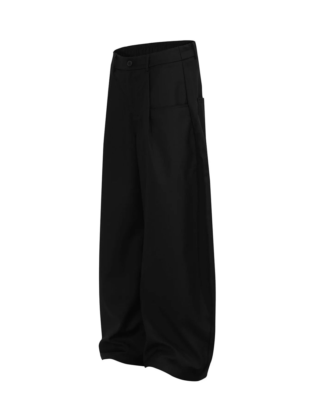 Men's Wide Leg Pants with Pleated Front