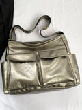 Adjustable Strap Multi Pocket Handbag