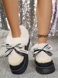Round Toe Platform Ankle Boots