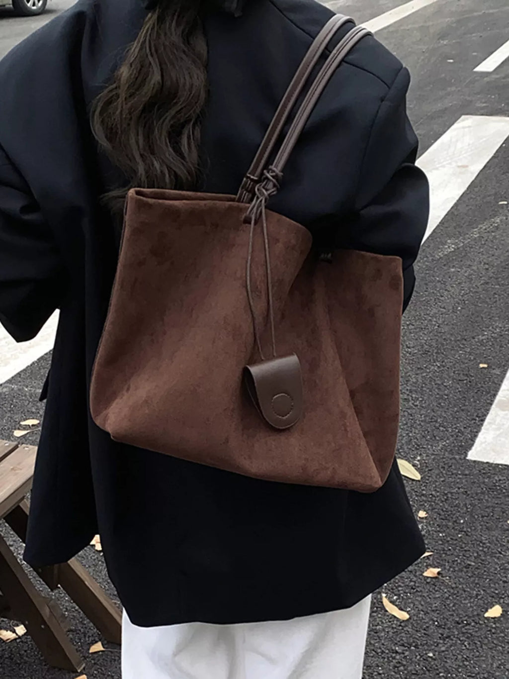 Classic Suede Tote Bag
