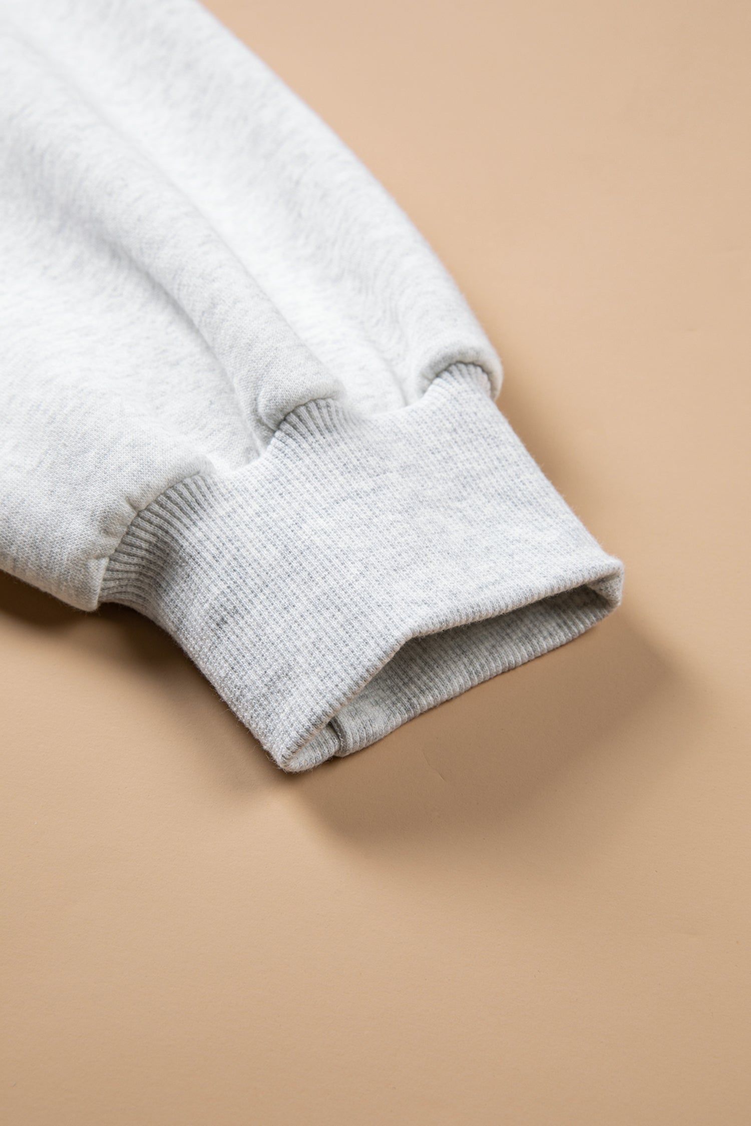 Gray Contrast Patchwork Oversized Hoodie