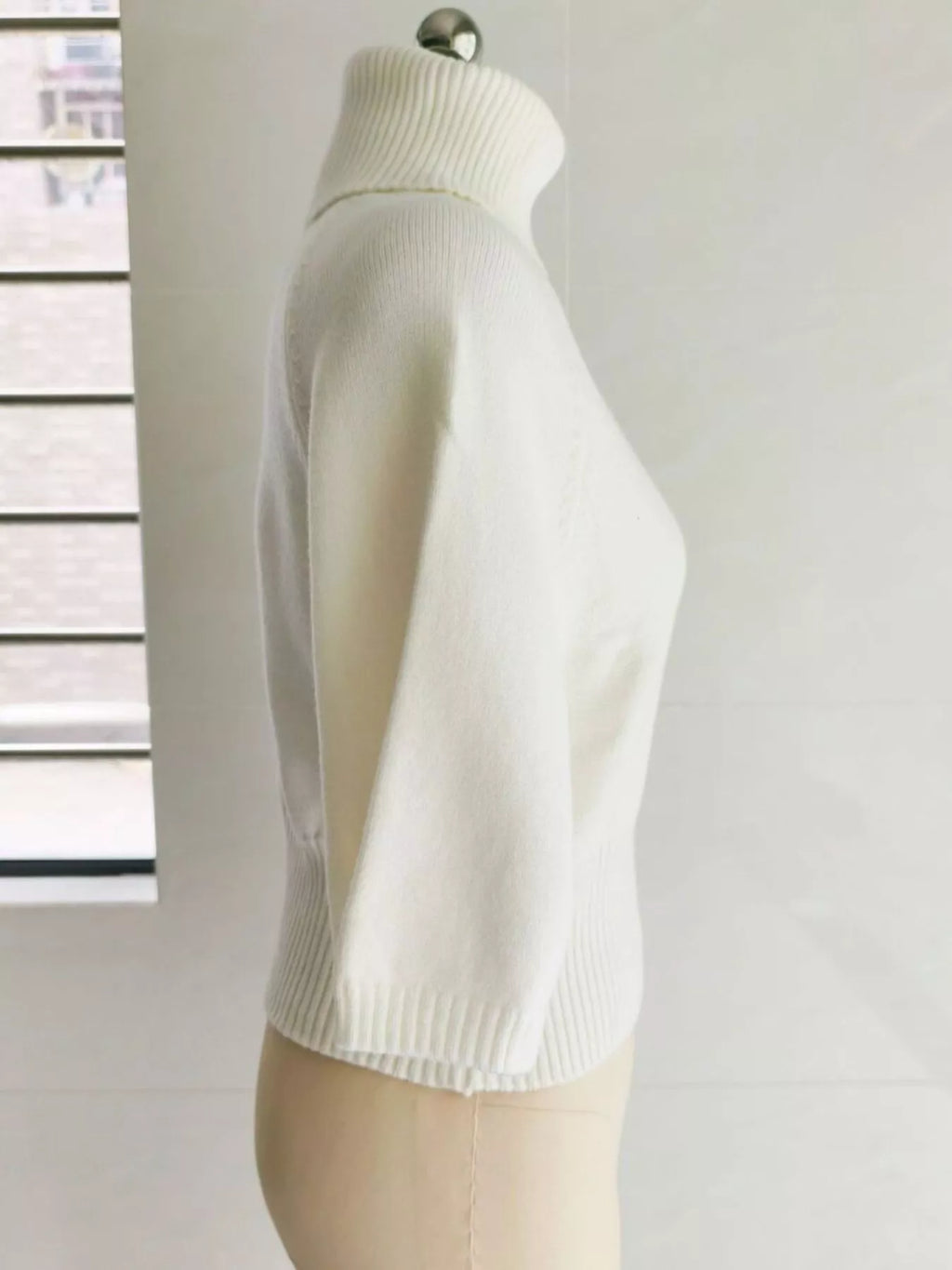 Turtleneck Batwing Sleeve Sweater