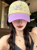 Bow Embroidered Baseball Cap