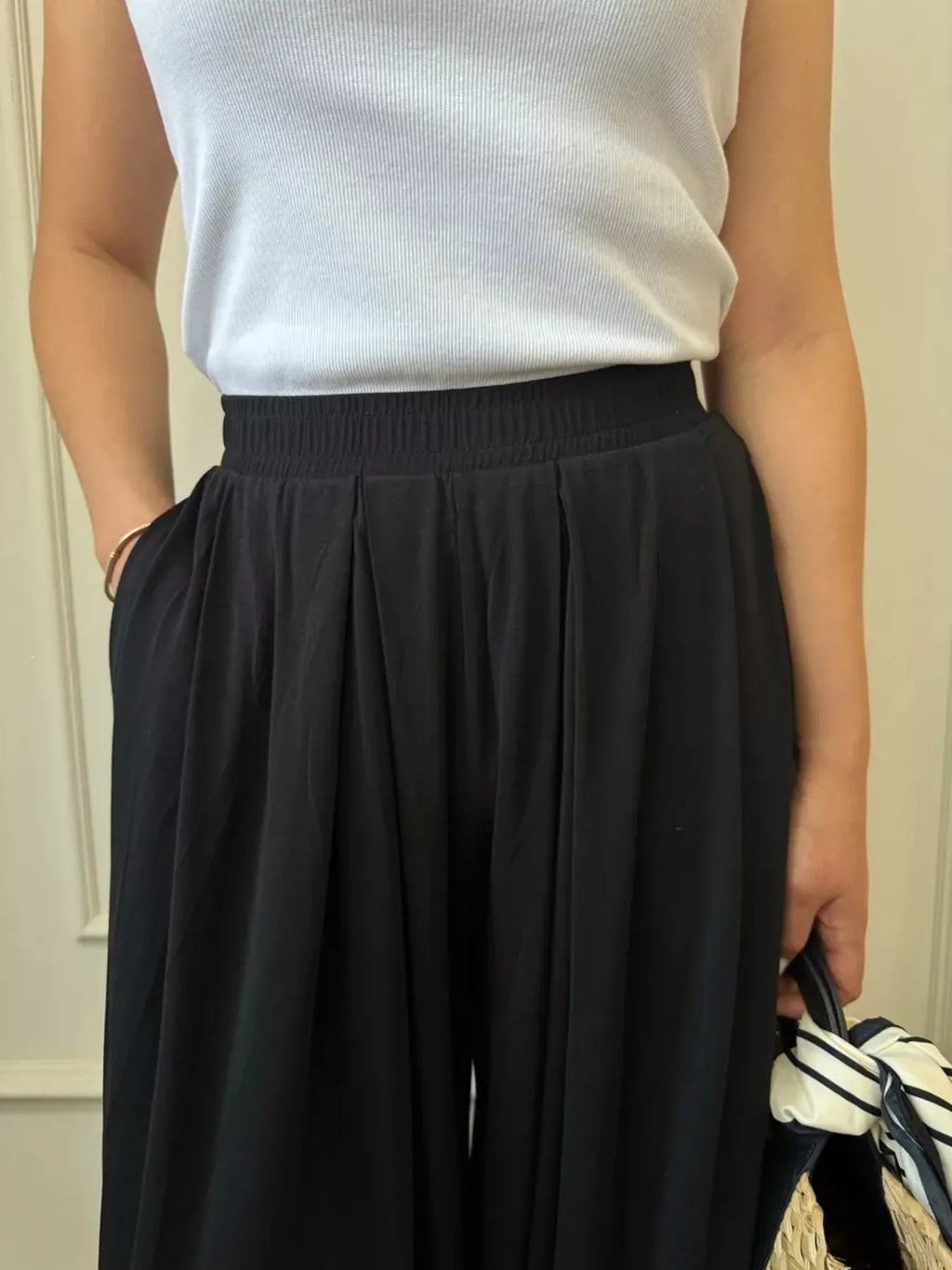 High-Waisted Wide-Leg Pants