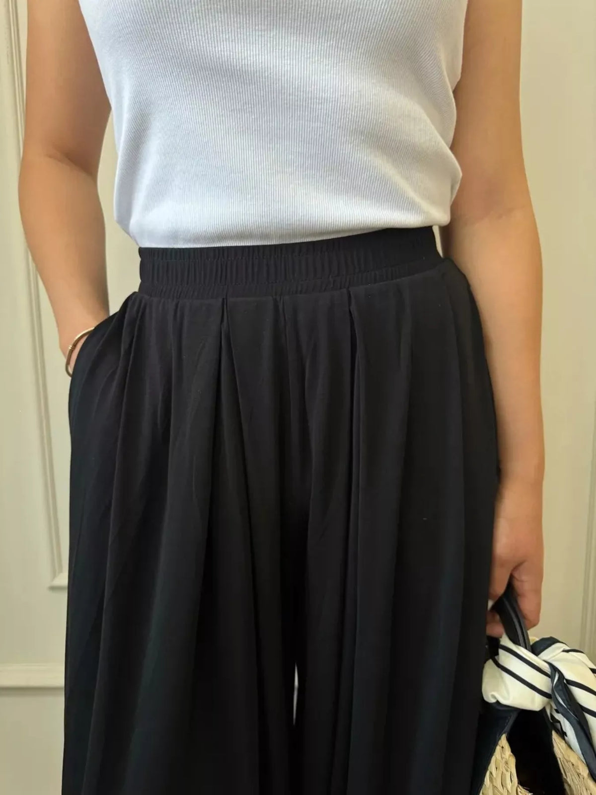 High-Waisted Wide-Leg Pants