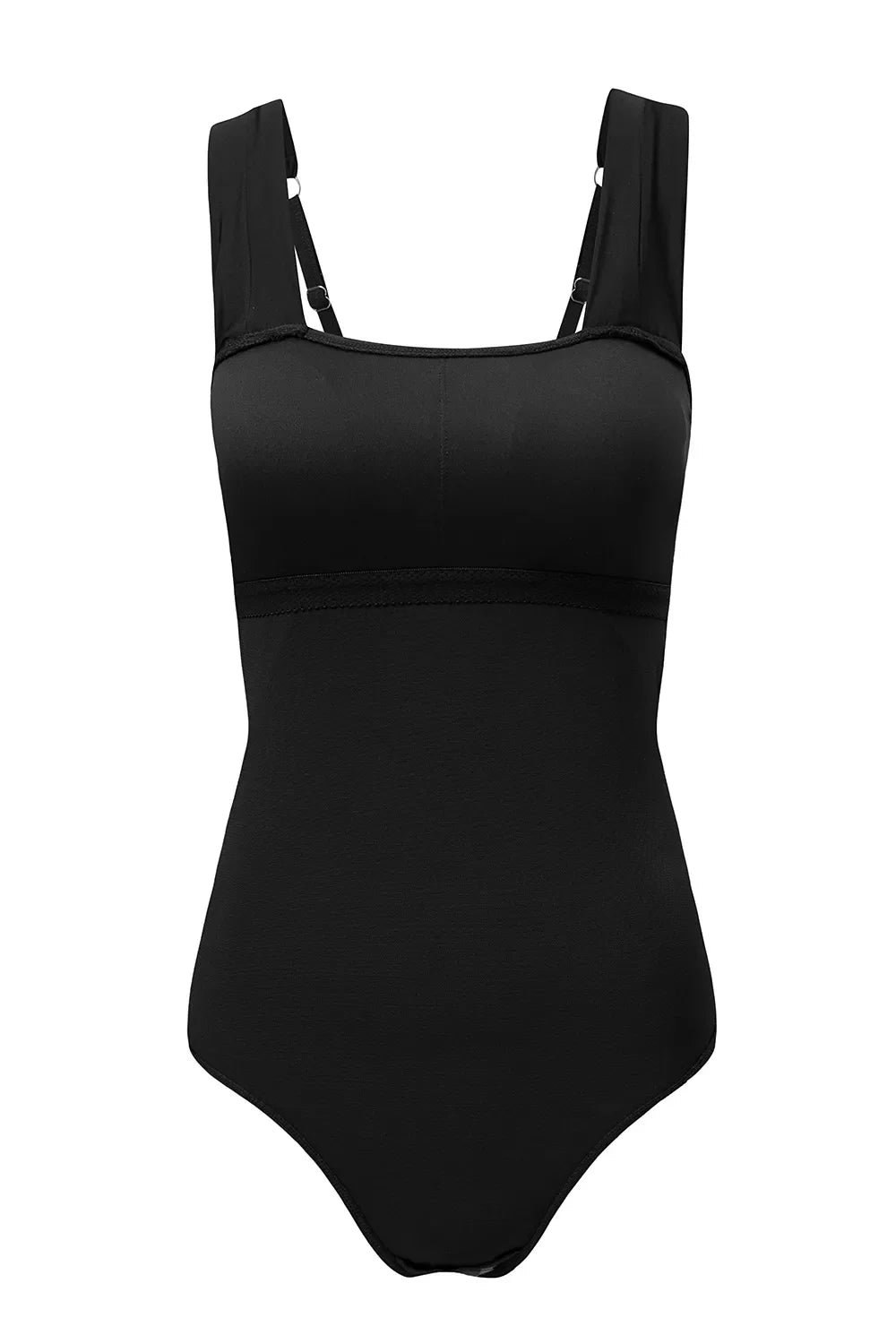 Square Neck Ruched Tommy Control One Piece Swimsuit