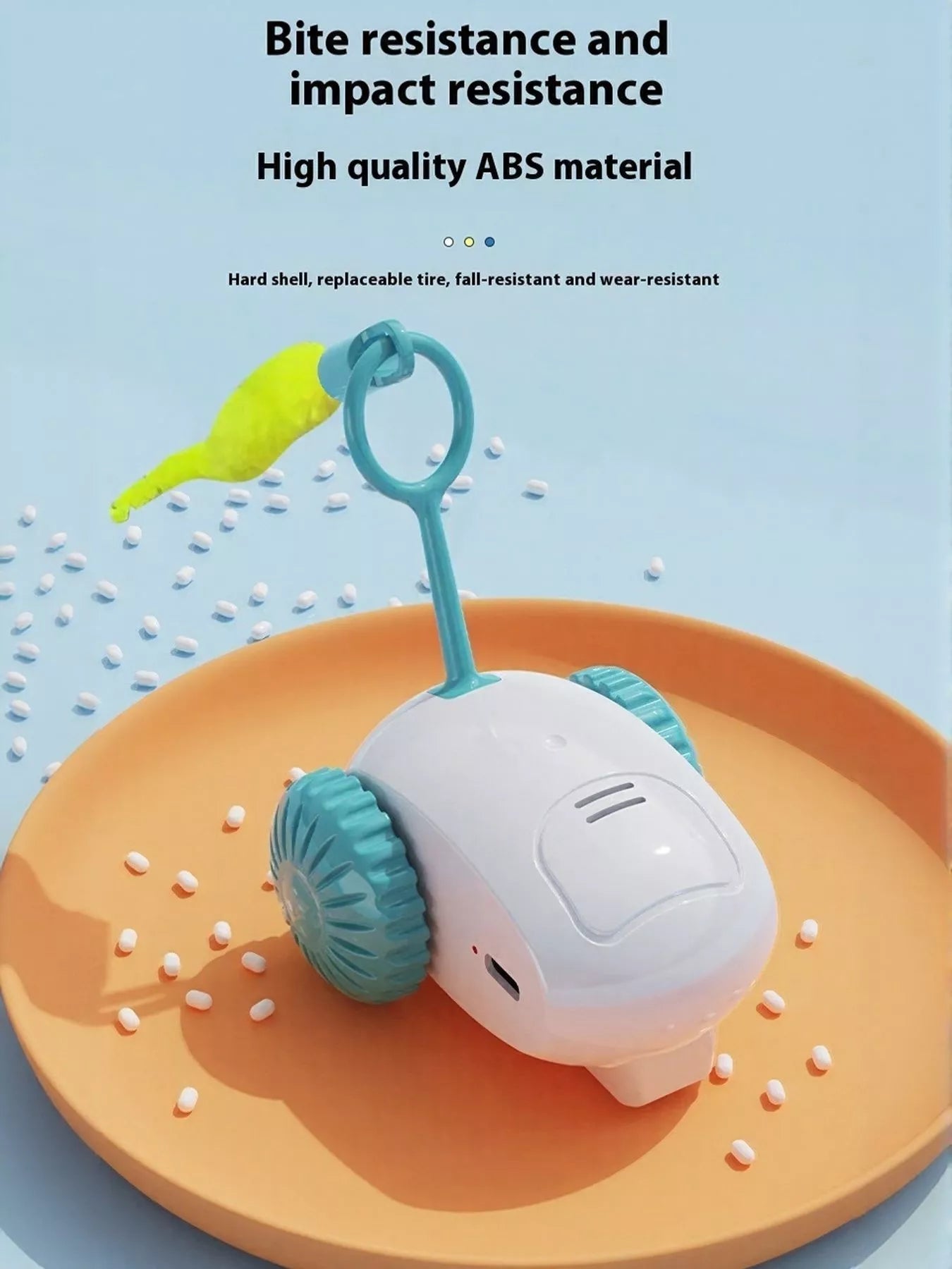 Interactive Self-Rotating Pet Teaser Toy