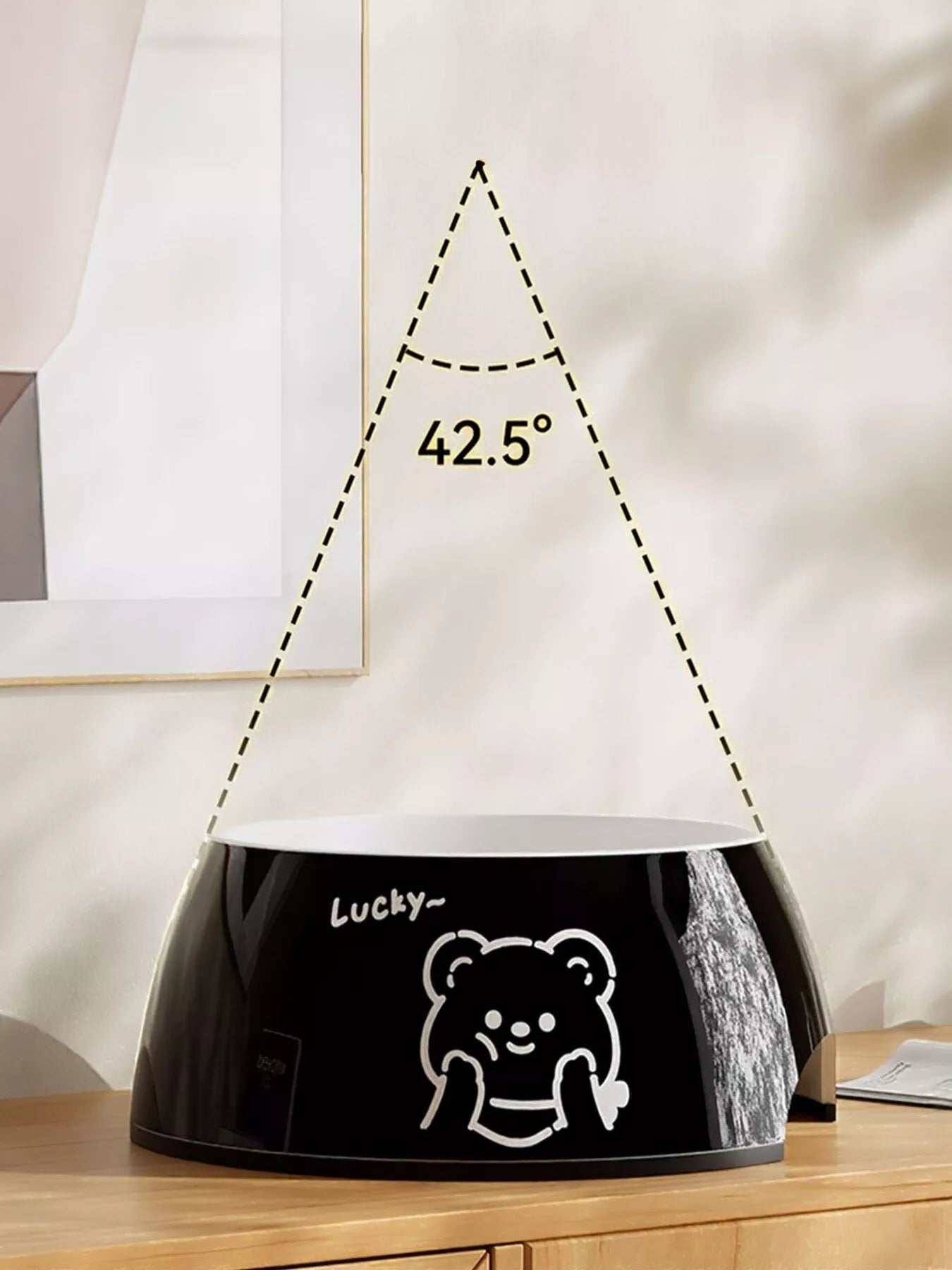 Cute Cartoon Pattern Pet Bowl