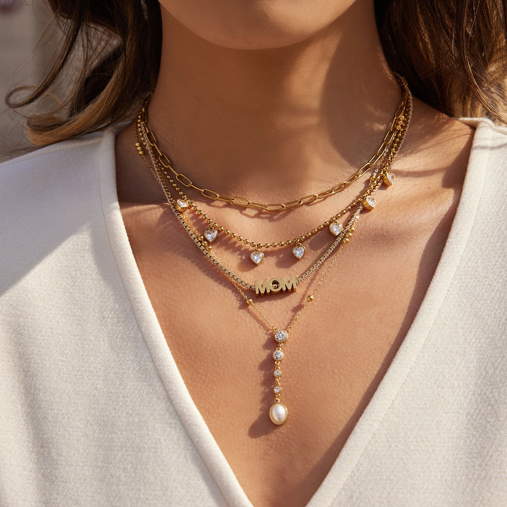 Mother Pearl Necklace Collection