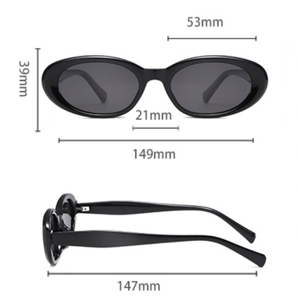 UV Protection Oval Sunglasses