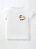 Children's Cartoon Animal Graphic Short Sleeve Tee