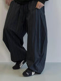 Men's Plus Size Wide Leg Pants