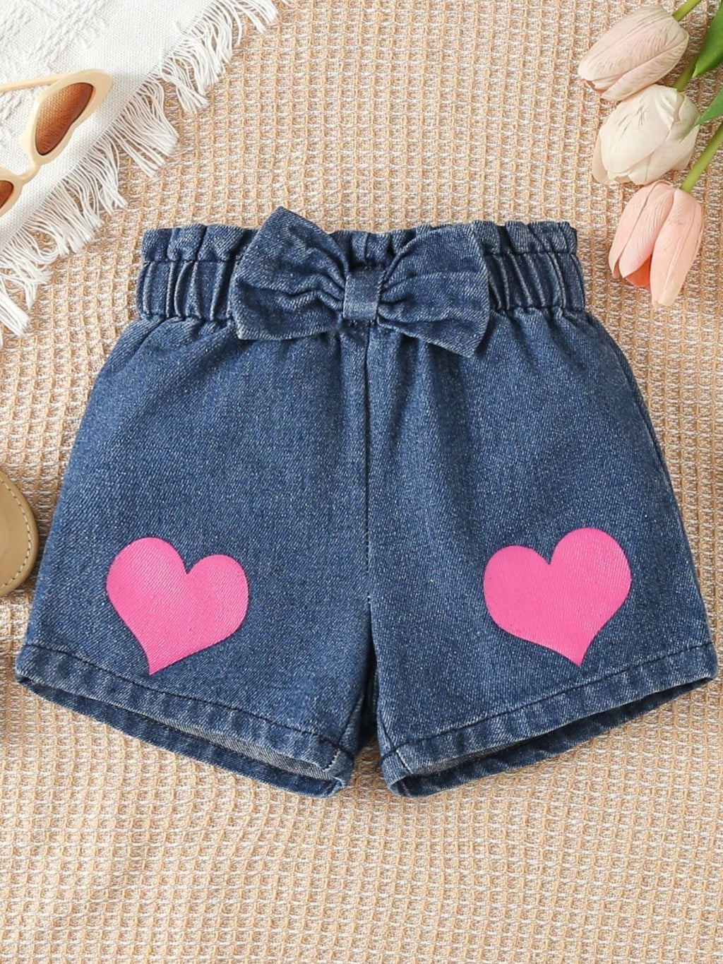 Children's Hey Girl Cami & Denim Shorts Set