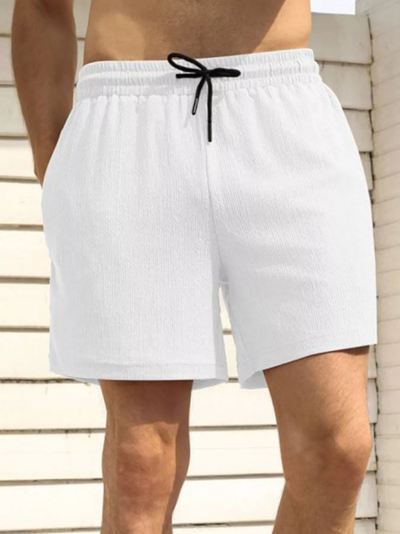 Men's Drawstring Shorts with Pockets