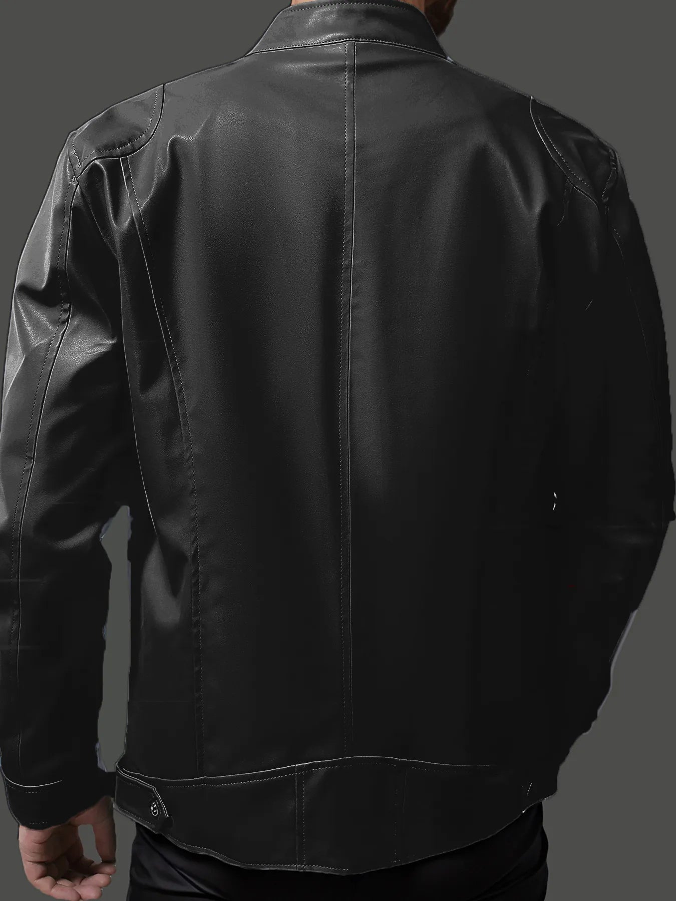 Men's Full Size Zip Up Long Sleeve Jacket Plus Size