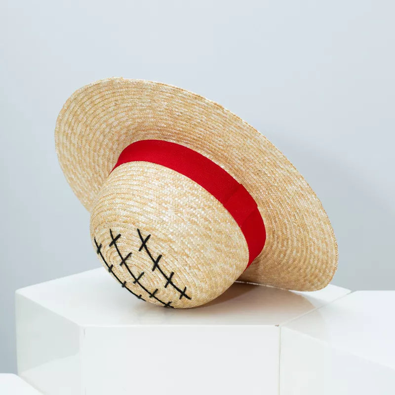 Classic Straw Sun Hat with Ribbon