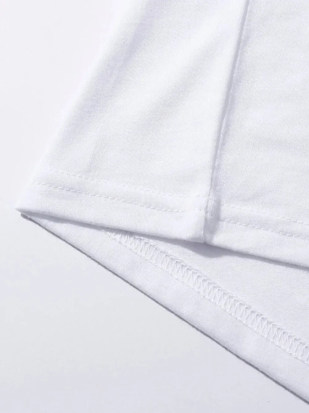 Rabbit Round Neck Short Sleeve T-Shirt