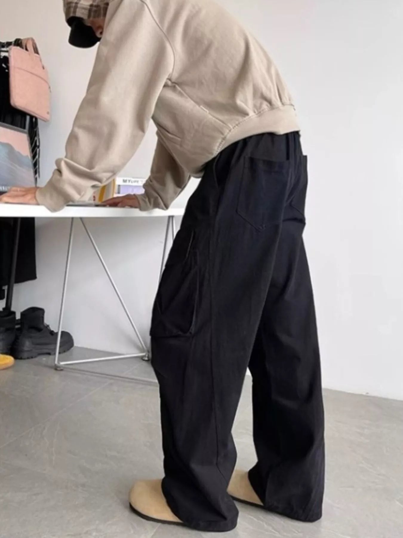 Men's Plus Size Loose Fit Cargo Pants