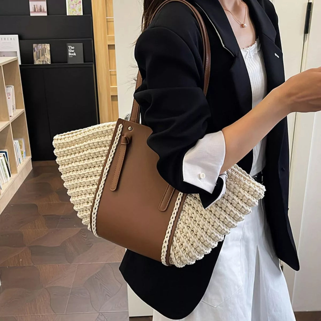 Straw Woven Shoulder Bag