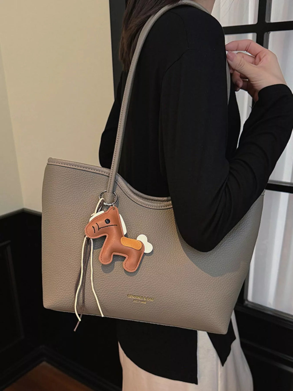 PU Leather Shoulder Bag
