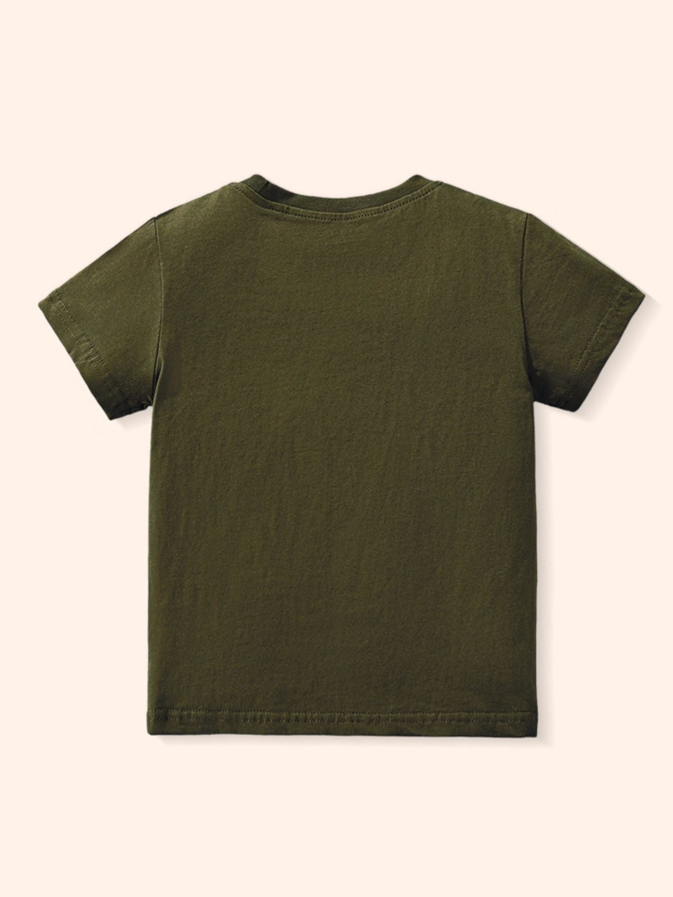 Children's Dinosaur Skeleton Print Short Sleeve T-Shirt