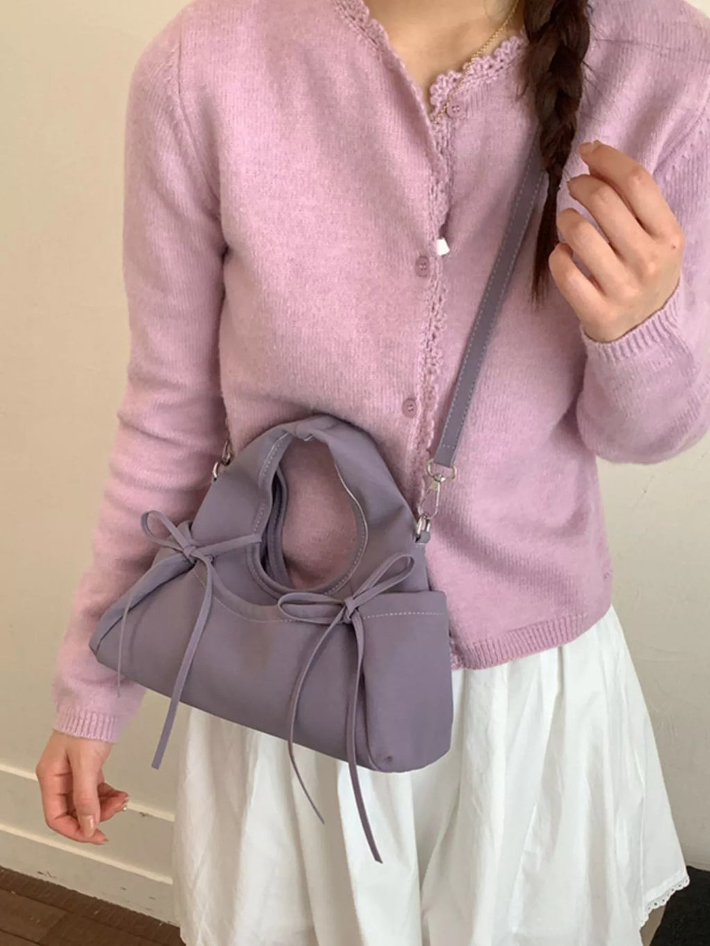 Bow Detail Crossbody Bag