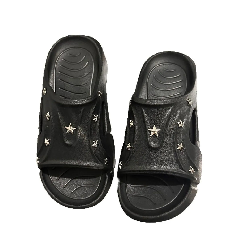 Star Studded Platform Comfort Sandals