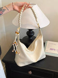 Braided Strap Shoulder Bag