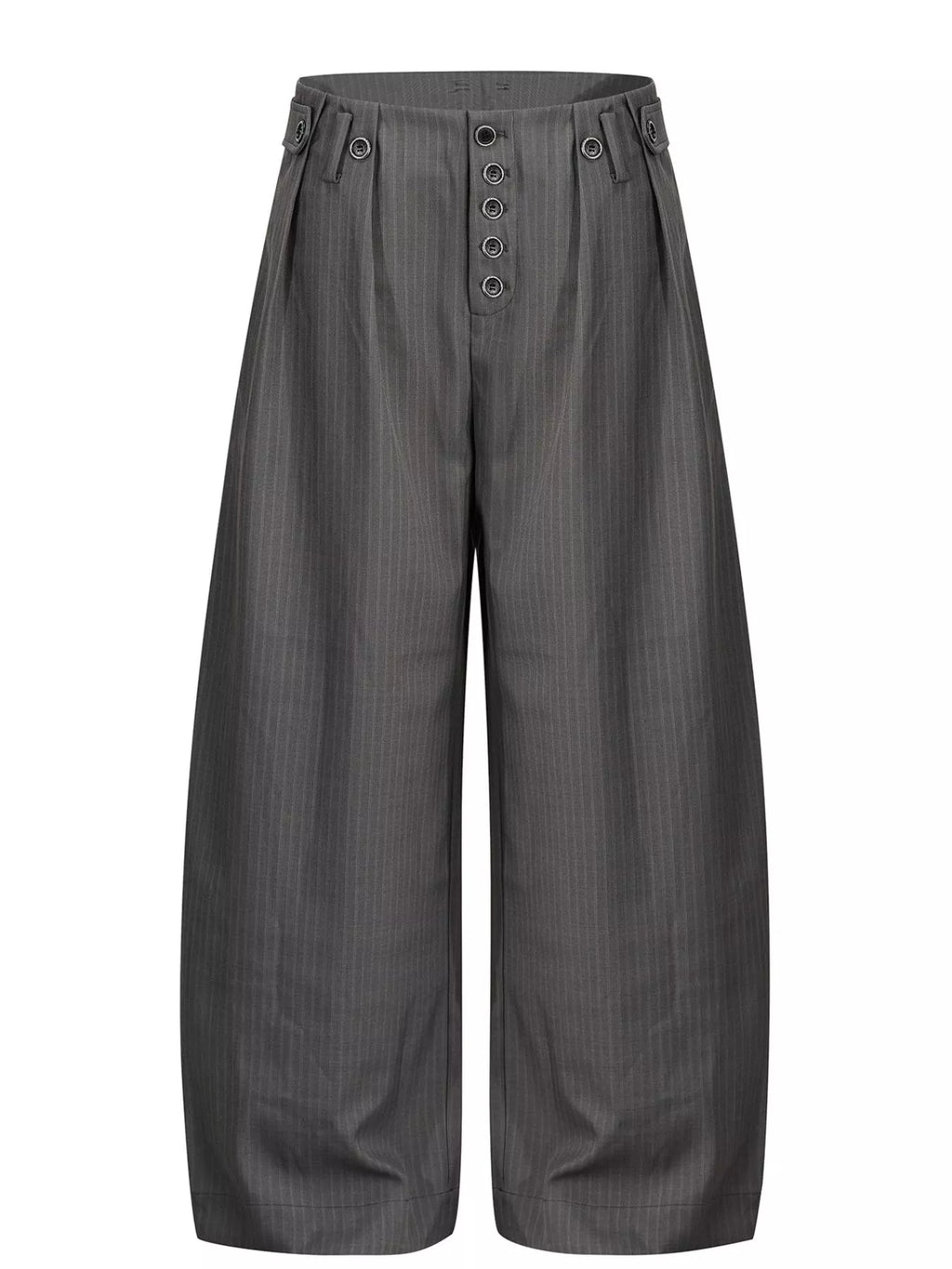 Men's Striped Wide-Leg Pants