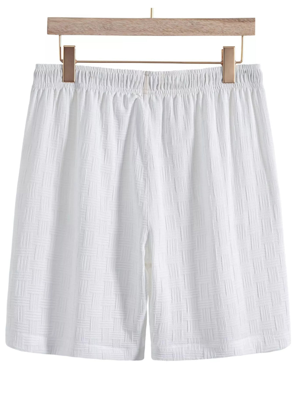 Men's Textured Drawstring Shorts