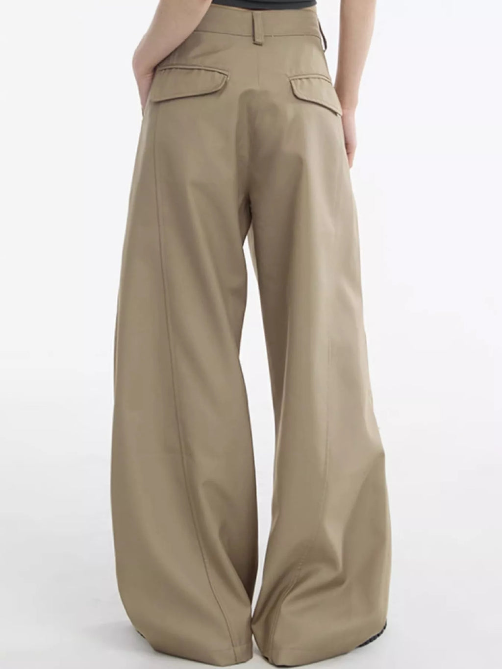 Wide-Leg Cargo Pants