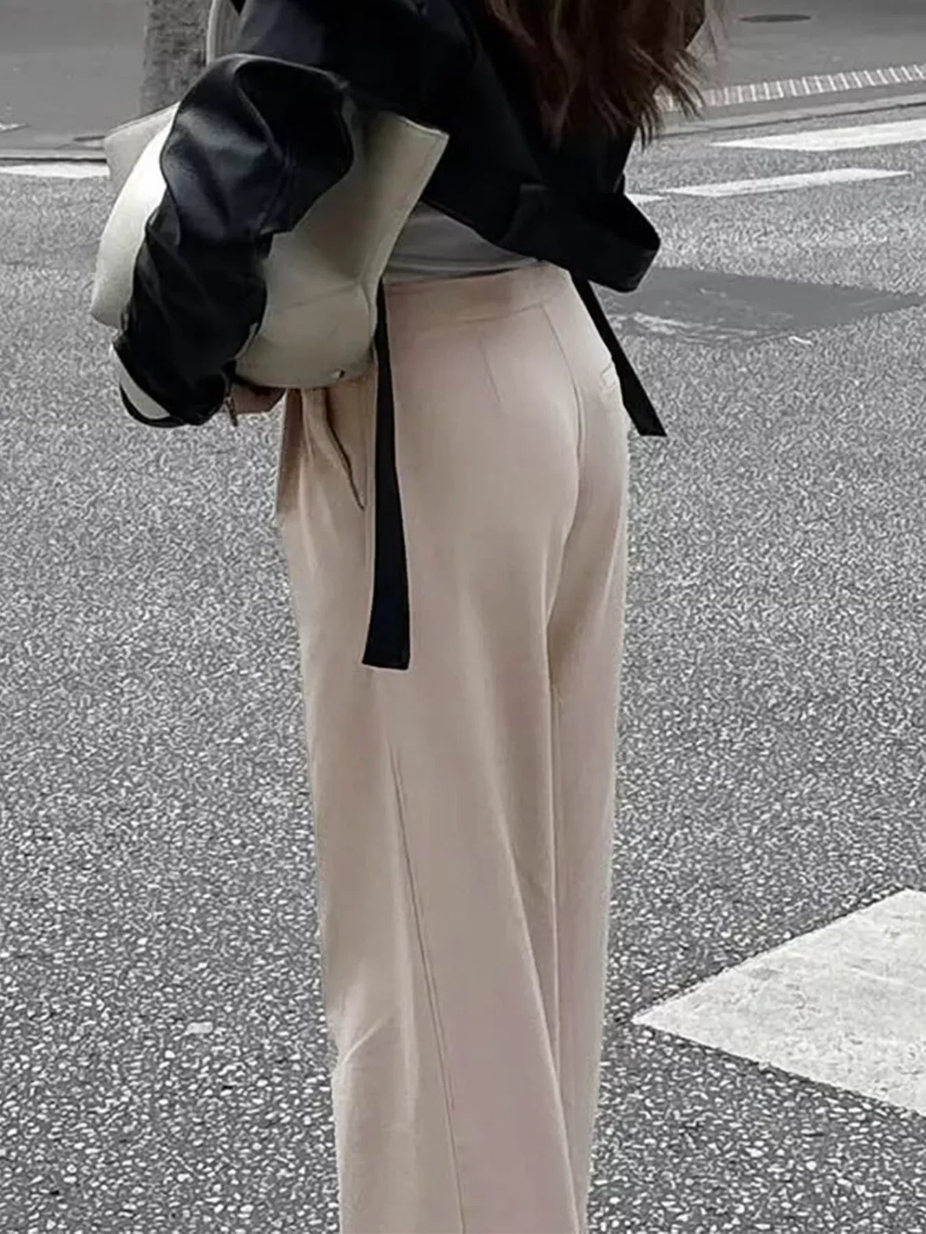 Wide-Leg Pants with Drawstring Waist